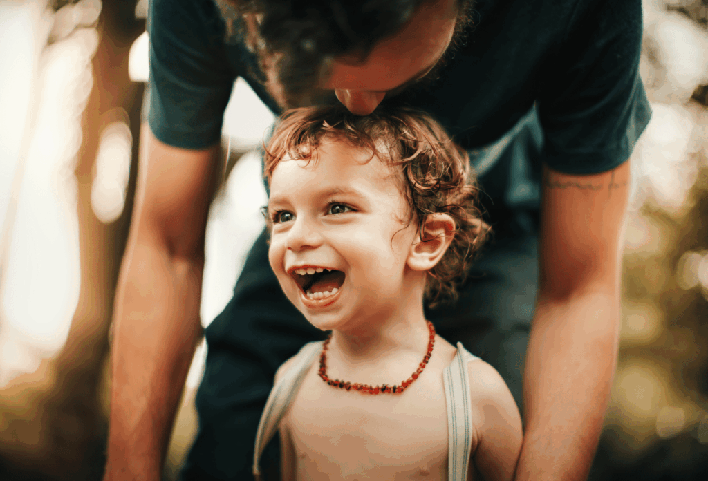 father and son together